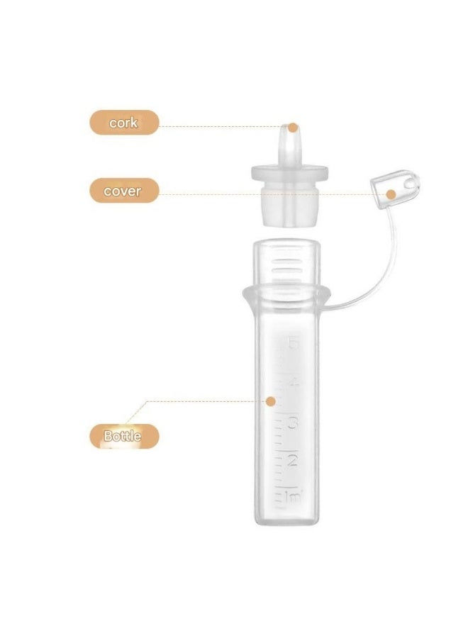 turtees Colostrum Collector Reusable Breast Milk Collector with Storage Case and Cotton Wipe, Portable Colostrum Container BPA Free - Image 3